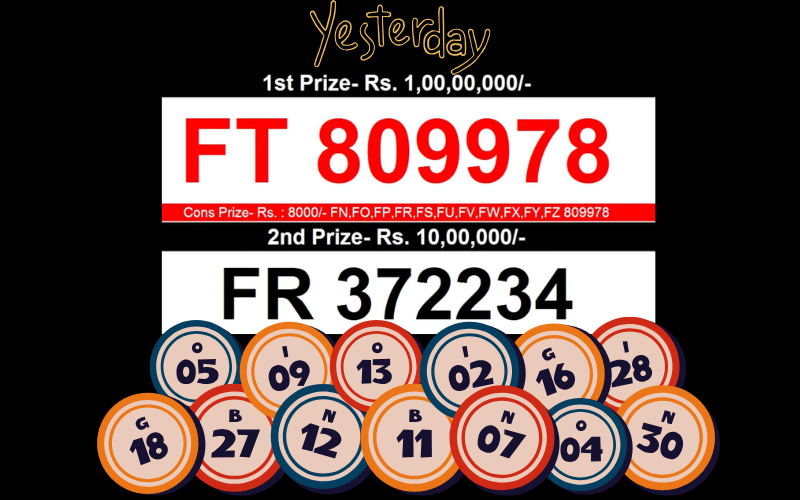 LOTTERY RESULTS YESTERDAY