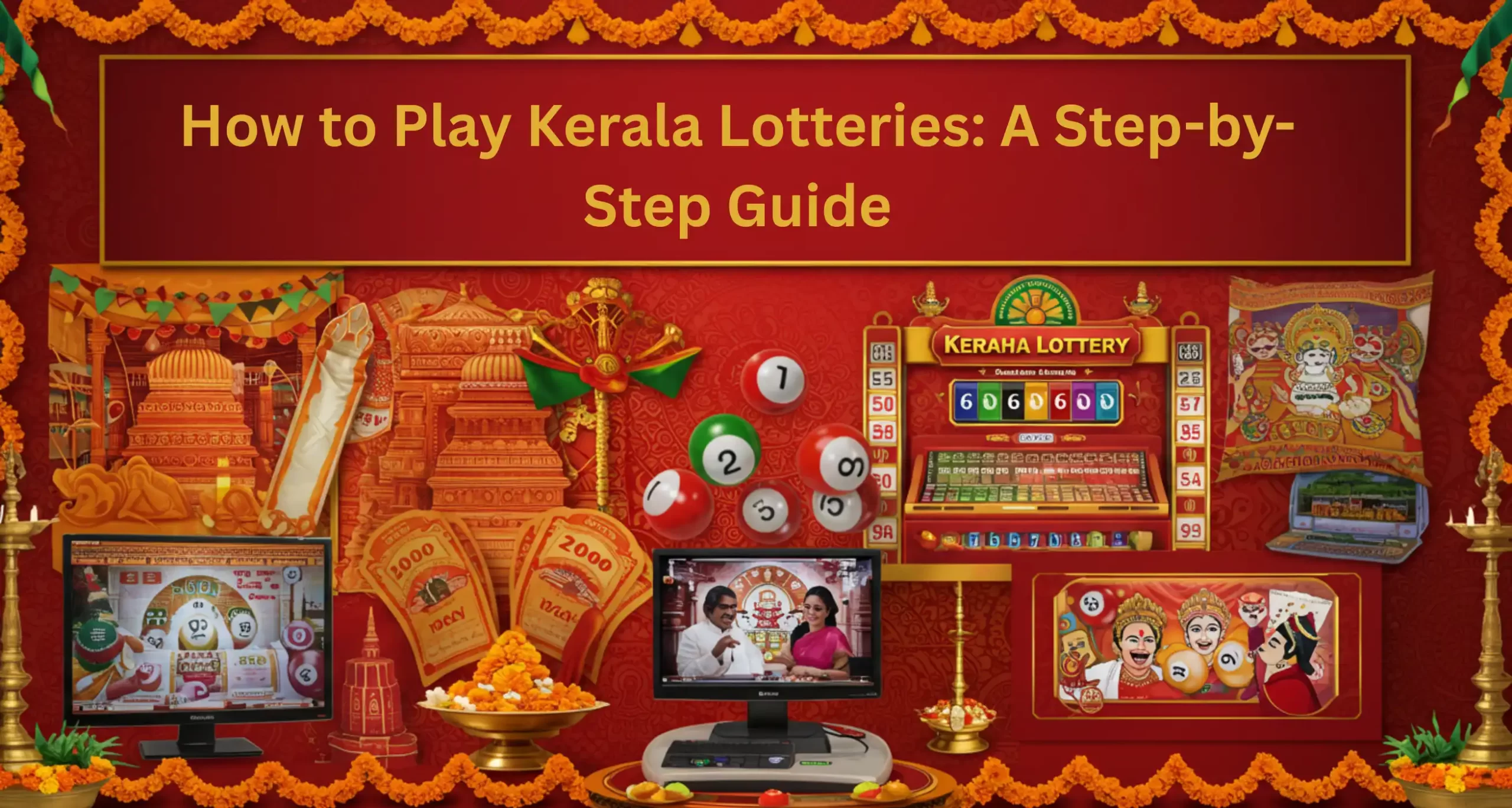kerala lottery result step by step